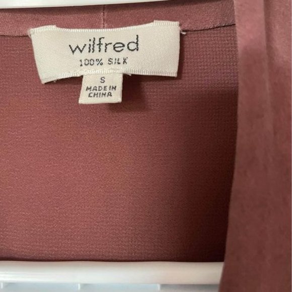 Aritzia Wilfred silk GALILÉE DRESS - Picture 4 of 6